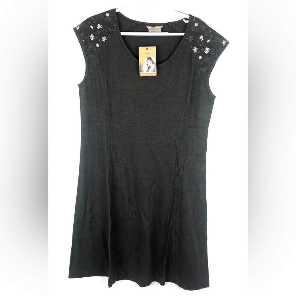 Royal Robbins Women’s Flyn Scoop Neck Grey Short Sleeve Dress Size Large